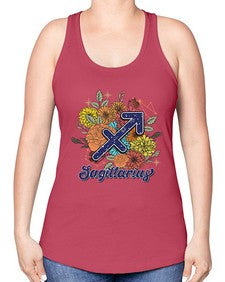 Sagittarius 130# - sagittarius -Racerback Tank
