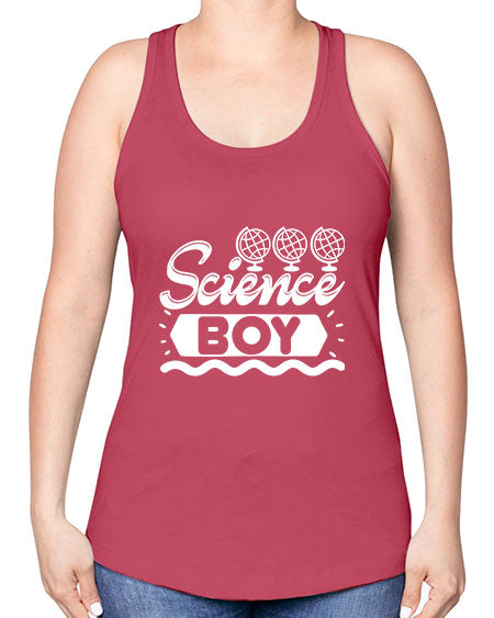 Science Boy 137# - general science -Racerback Tank