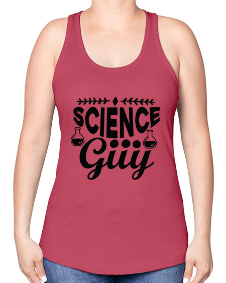 Science Guy 119# - general science -Racerback Tank