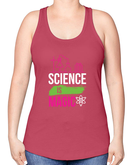 Science Is Magic 92# - general science -Racerback Tank