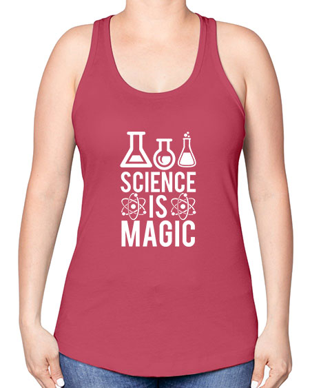 Science Is Magic 93# - general science -Racerback Tank