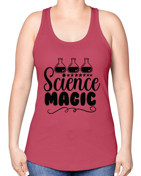 Science Magic 73# - general science -Racerback Tank