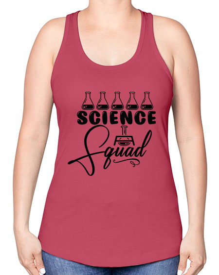 Science Squad 55# - general science -Racerback Tank