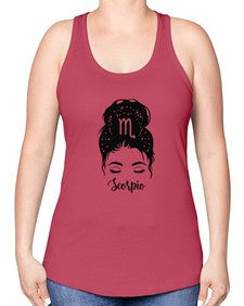 Scorpio Woman - scorpio -Racerback Tank