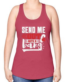 Send me outwith a bang 44# - video games -Racerback Tank