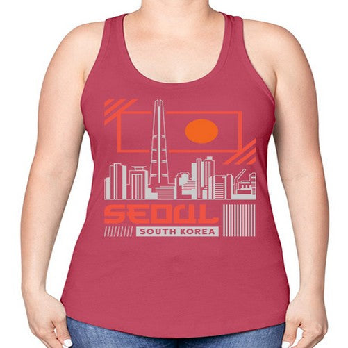 Seoul 1815# - cities -Racerback Tank