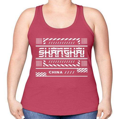 Shanghai 1826# - cities -Racerback Tank