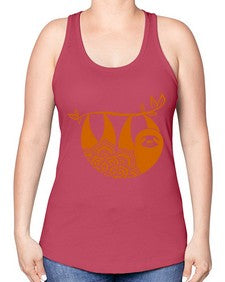 SlothMandala 1076# - mandala -Racerback Tank
