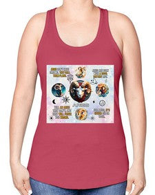 Straight Aries 469# - aries -Racerback Tank