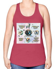 Straight Capricorn 471# - capricorn -Racerback Tank