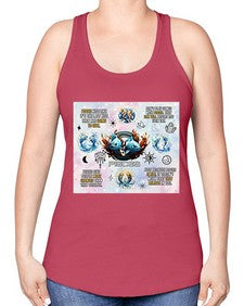 Straight pisces 475# - pisces -Racerback Tank