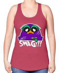 Swag beanie 247# - cartoon general -Racerback Tank