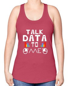 Talk dada to me 15# - computer -Racerback Tank
