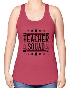 Teacher squad Style 1463# - teacher -Racerback Tank