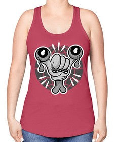The nightmare 252# - cartoon general -Racerback Tank