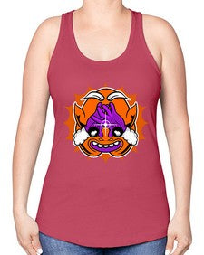 The super egg 253# - cartoon general -Racerback Tank