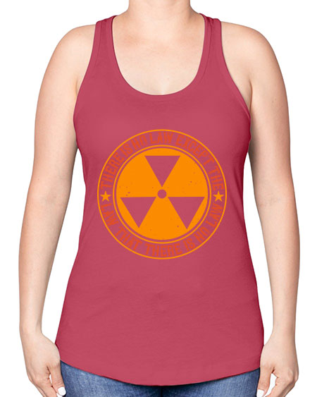 There is no law except the law that there is no law 304# - general science -Racerback Tank