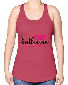 Tiny ballerina 202# - ballet -Racerback Tank
