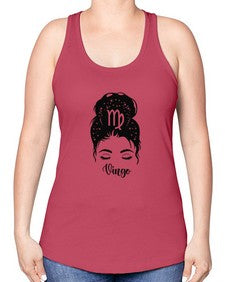 Virgo woman - virgo -Racerback Tank