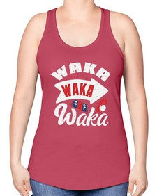 Waka Waka Waka 50# - video games -Racerback Tank