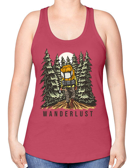 Wanderlust 2# - nature -Racerback Tank