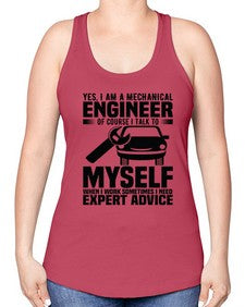 Yes I Am A Mechanical Style 1671# - engineer -Racerback Tank