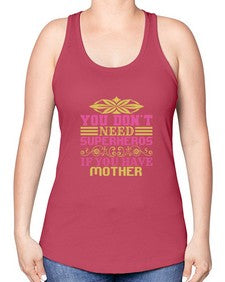 You dont need 270# - cartoon super hero -Racerback Tank