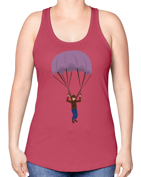 all in one 10# - parachute -Racerback Tank
