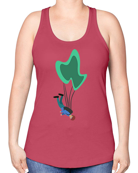 all in one 12# - parachute -Racerback Tank