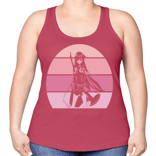 anime art 197# - anime -Racerback Tank