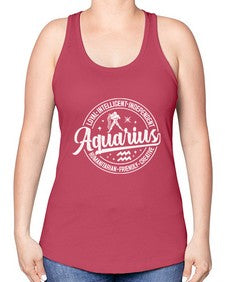 aquarius 77# - aquarius -Racerback Tank