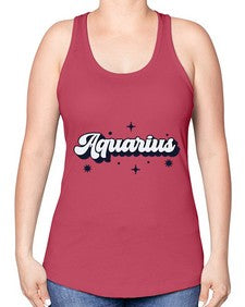 aquarius 82# - aquarius -Racerback Tank