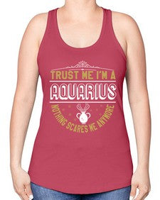 aquarius 87# - aquarius -Racerback Tank