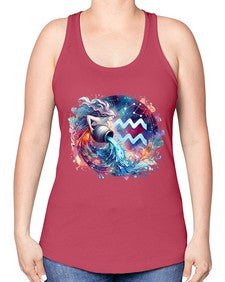 aquarius 90# - aquarius -Racerback Tank