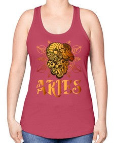 aries 14# - aries -Racerback Tank
