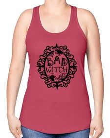 bad witch 52# - witch -Racerback Tank