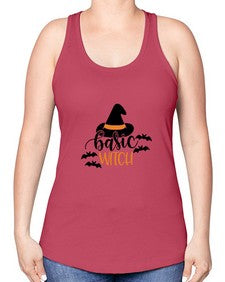 basic witch 49# - witch -Racerback Tank