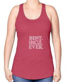 best uncle ever 89# - uncle -Racerback Tank
