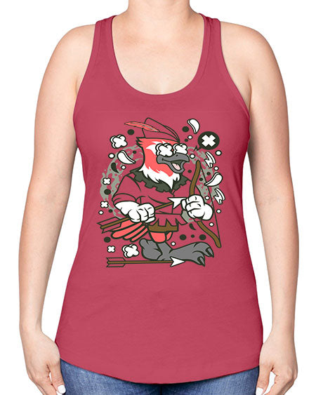 bird robin hood 25# - birds -Racerback Tank