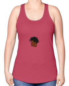black man 29# - black boys or men -Racerback Tank