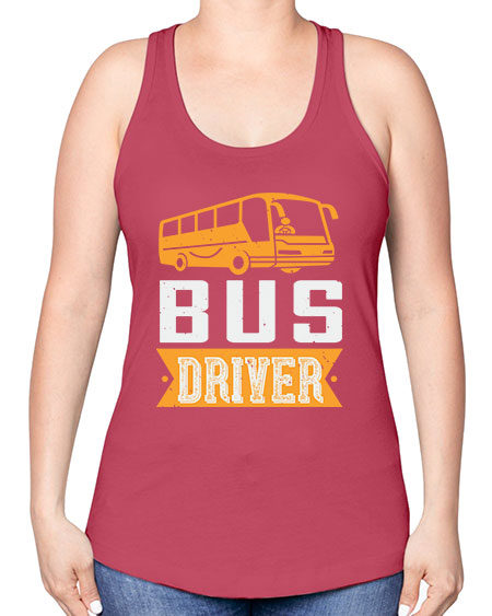 bus driver Style 641# - Bus Driver -Racerback Tank