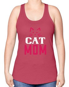 cat mom Style 34# - cats -Racerback Tank