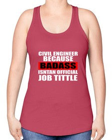 civil engineer 656# - engineer -Racerback Tank