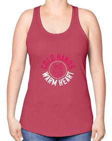 cold hands warm heart Style 42# - cats -Racerback Tank