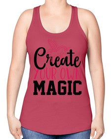 create your own magic 87# - unicorn -Racerback Tank