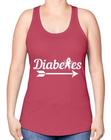 diabetes Style 43# - diabetes -Racerback Tank