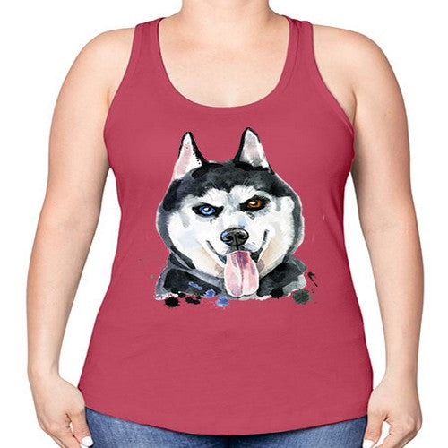 dog 103# - dogs -Racerback Tank