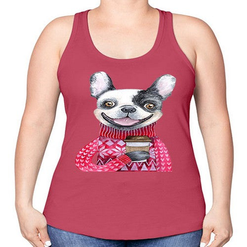 dog 72# - dogs -Racerback Tank