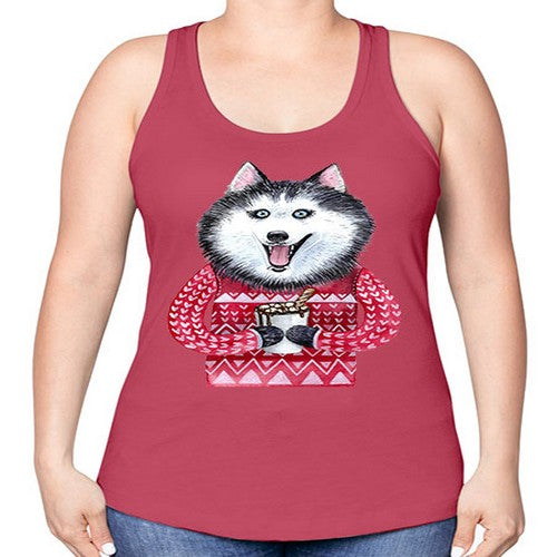 dog 73# - dogs -Racerback Tank