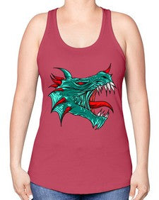dragon 174# - dragon -Racerback Tank